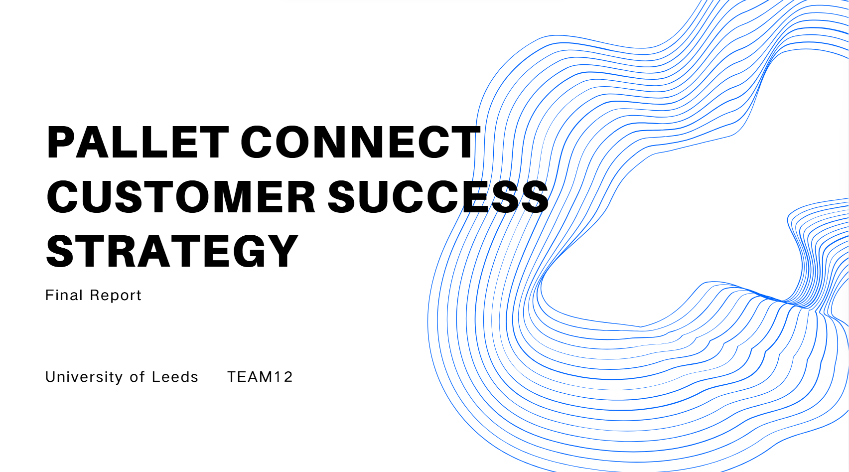 Pallet Connect Customer Success Strategy Final Report 封面